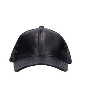Stand Studio black leather baseball hat